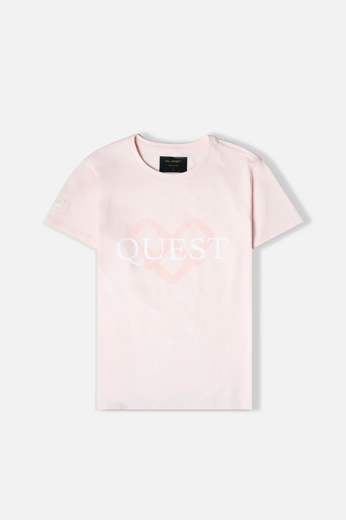 CAMISETA PREMIUM MANGA CORTA COLOR ROSADO FRESA