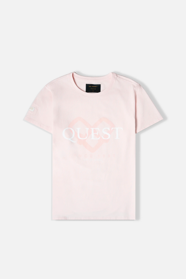 CAMISETA PREMIUM MANGA CORTA COLOR ROSADO FRESA