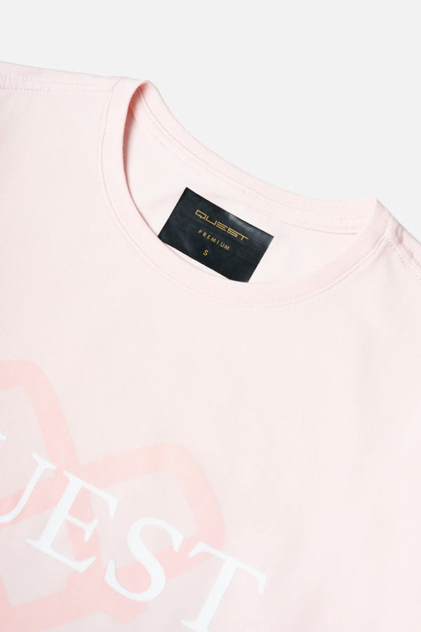 CAMISETA PREMIUM MANGA CORTA COLOR ROSADO FRESA