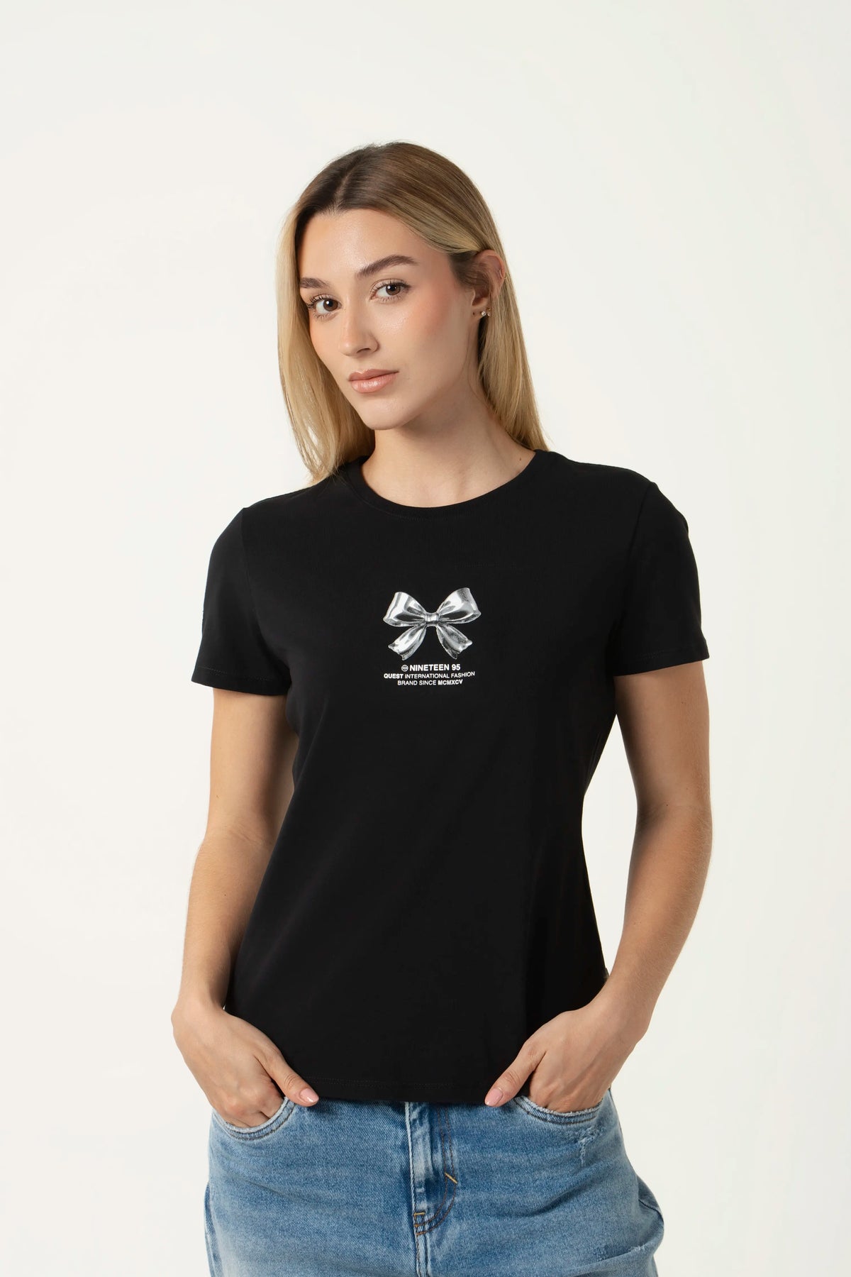 CAMISETA PREMIUM MANGA CORTA COLOR NEGRO