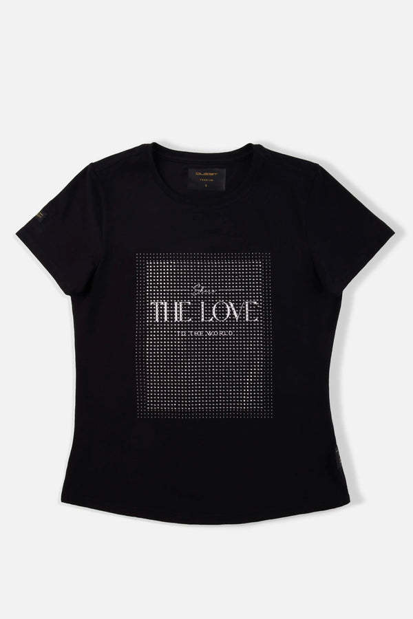 CAMISETA PREMIUM MANGA CORTA COLOR NEGRO