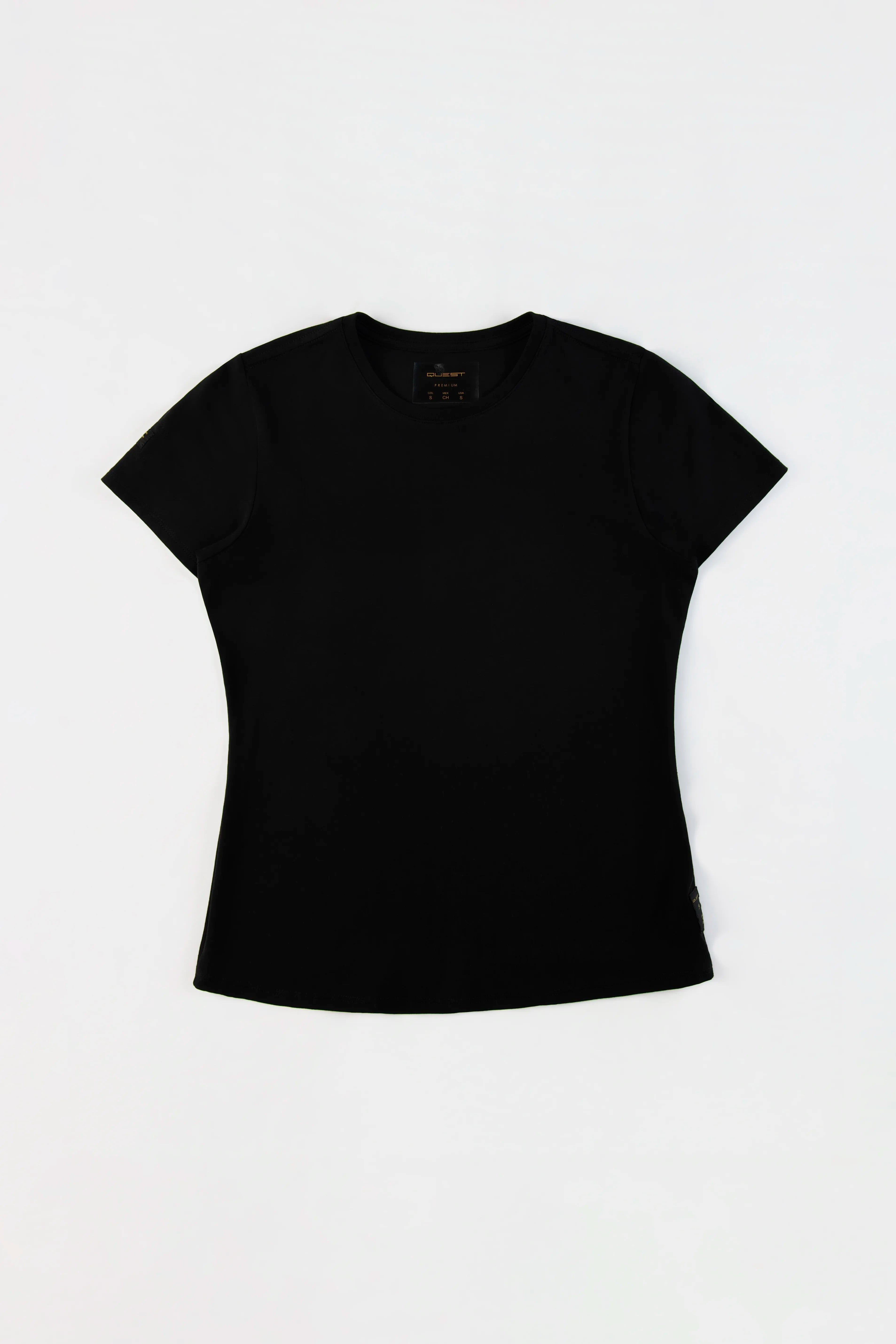 CAMISETA PREMIUM MANGA CORTA COLOR NEGRO