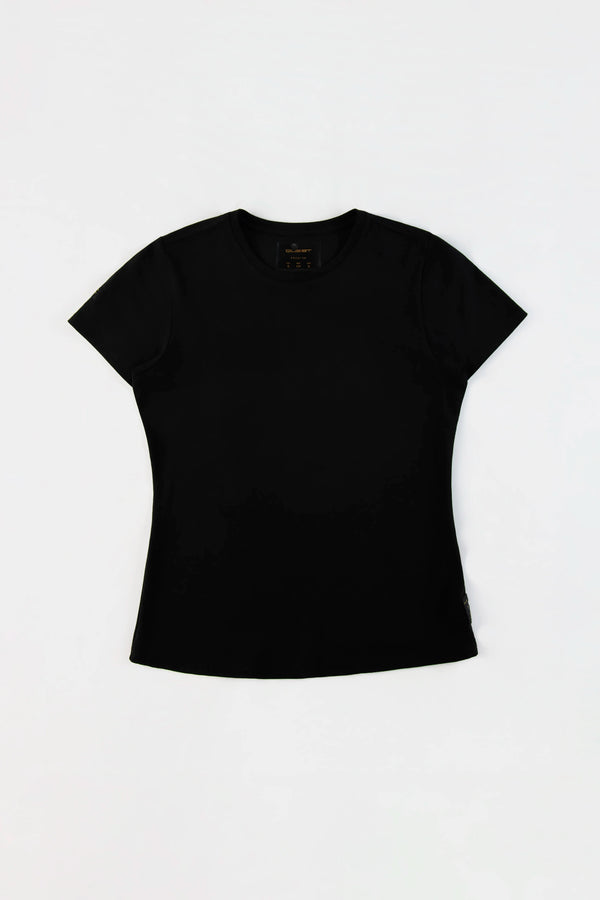 CAMISETA PREMIUM MANGA CORTA COLOR NEGRO