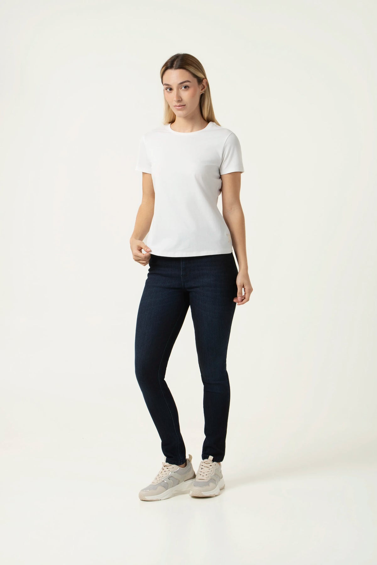 CAMISETA PREMIUM MANGA CORTA COLOR IVORY