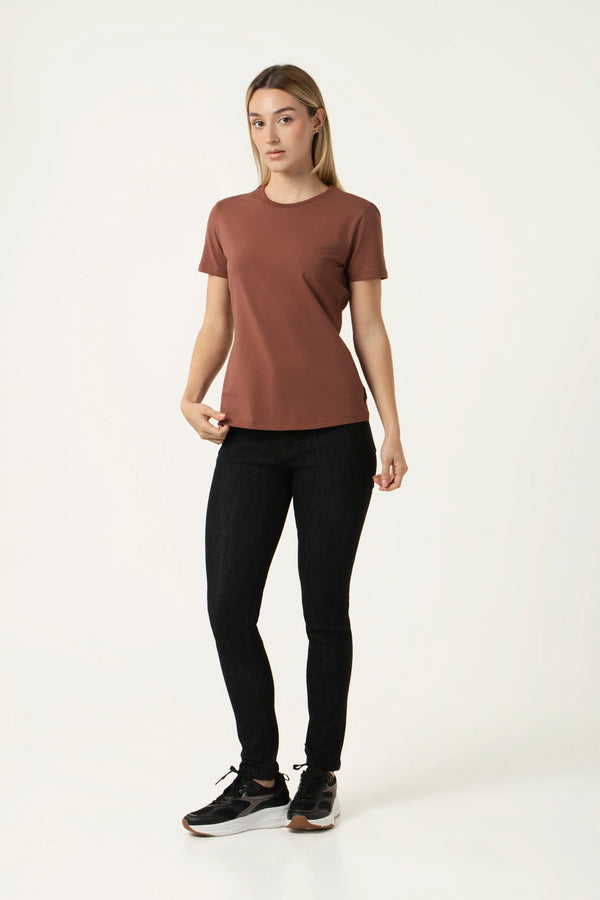 CAMISETA PREMIUM MANGA CORTA COLOR BRUNETTE
