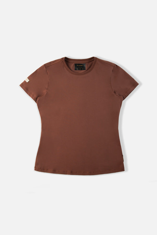 CAMISETA PREMIUM MANGA CORTA COLOR BRUNETTE