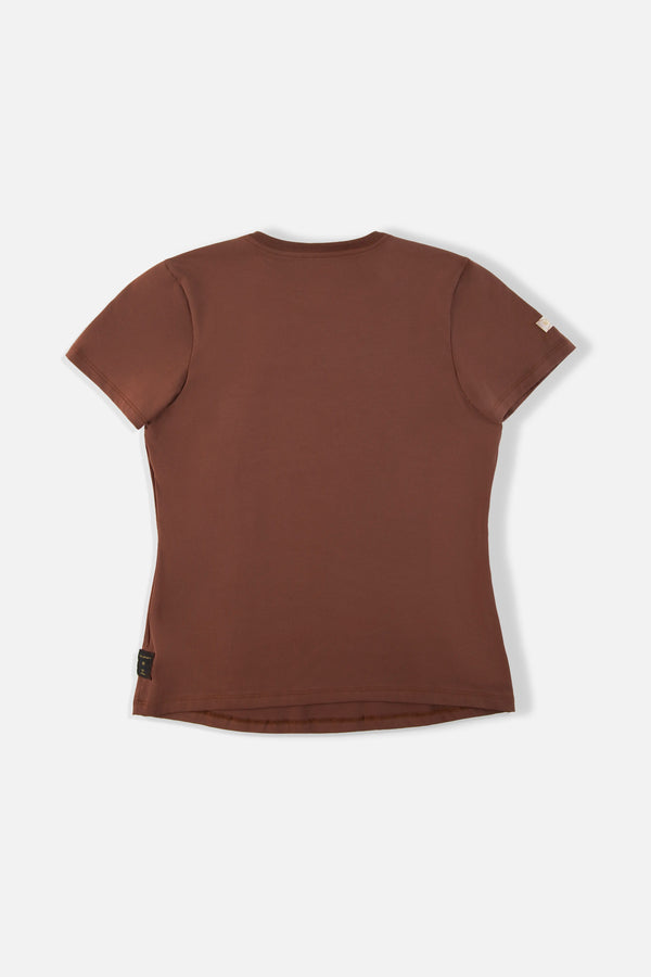 CAMISETA PREMIUM MANGA CORTA COLOR BRUNETTE