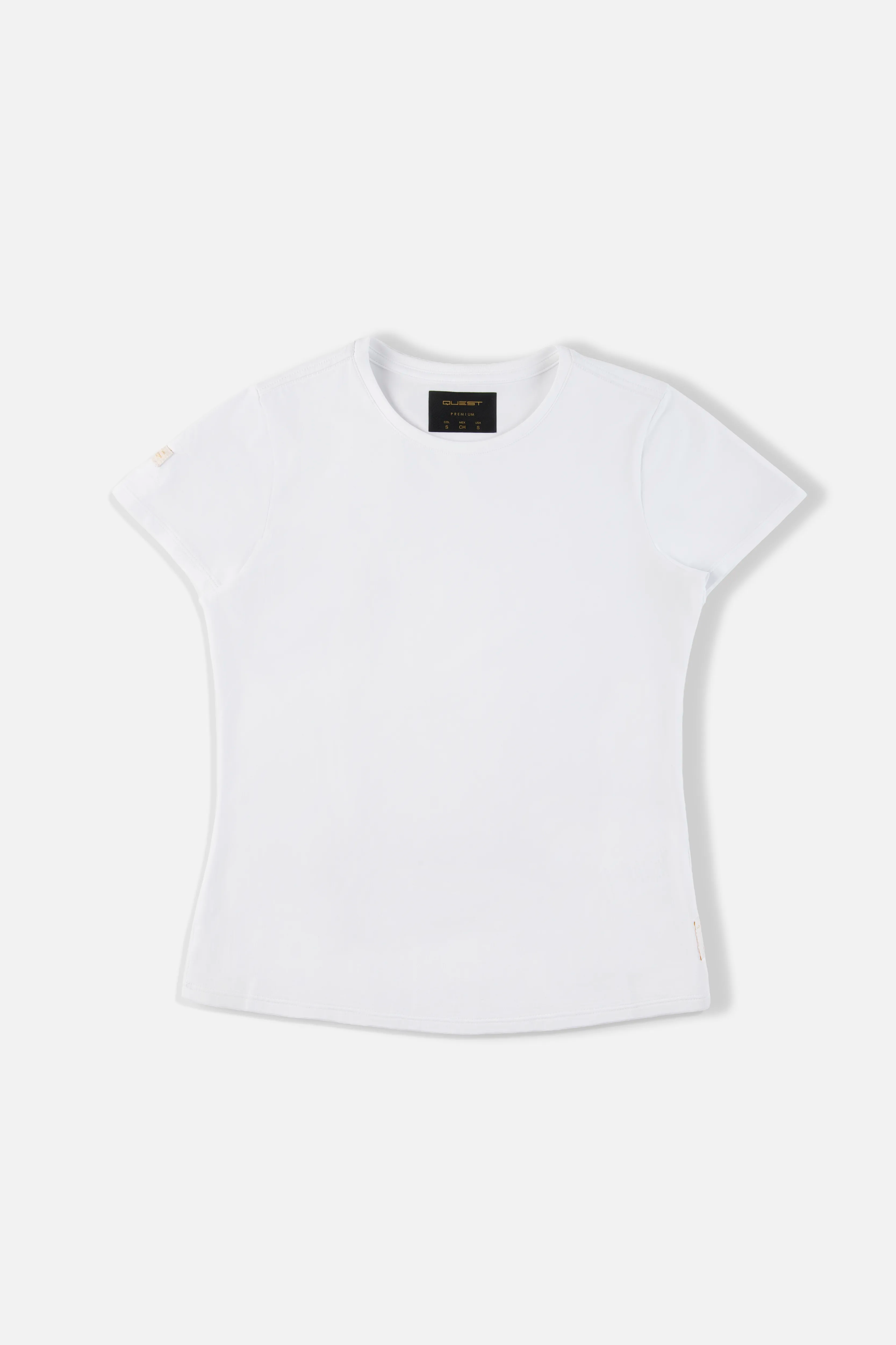 CAMISETA PREMIUM MANGA CORTA COLOR BLANCO