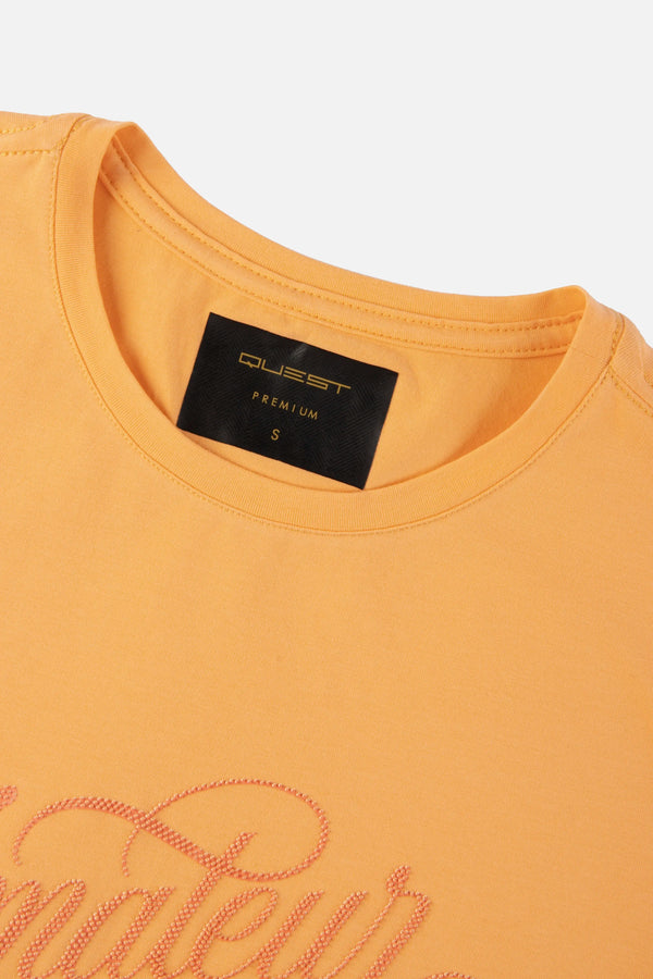 CAMISETA PREMIUM MANGA CORTA COLOR MELON CLARO