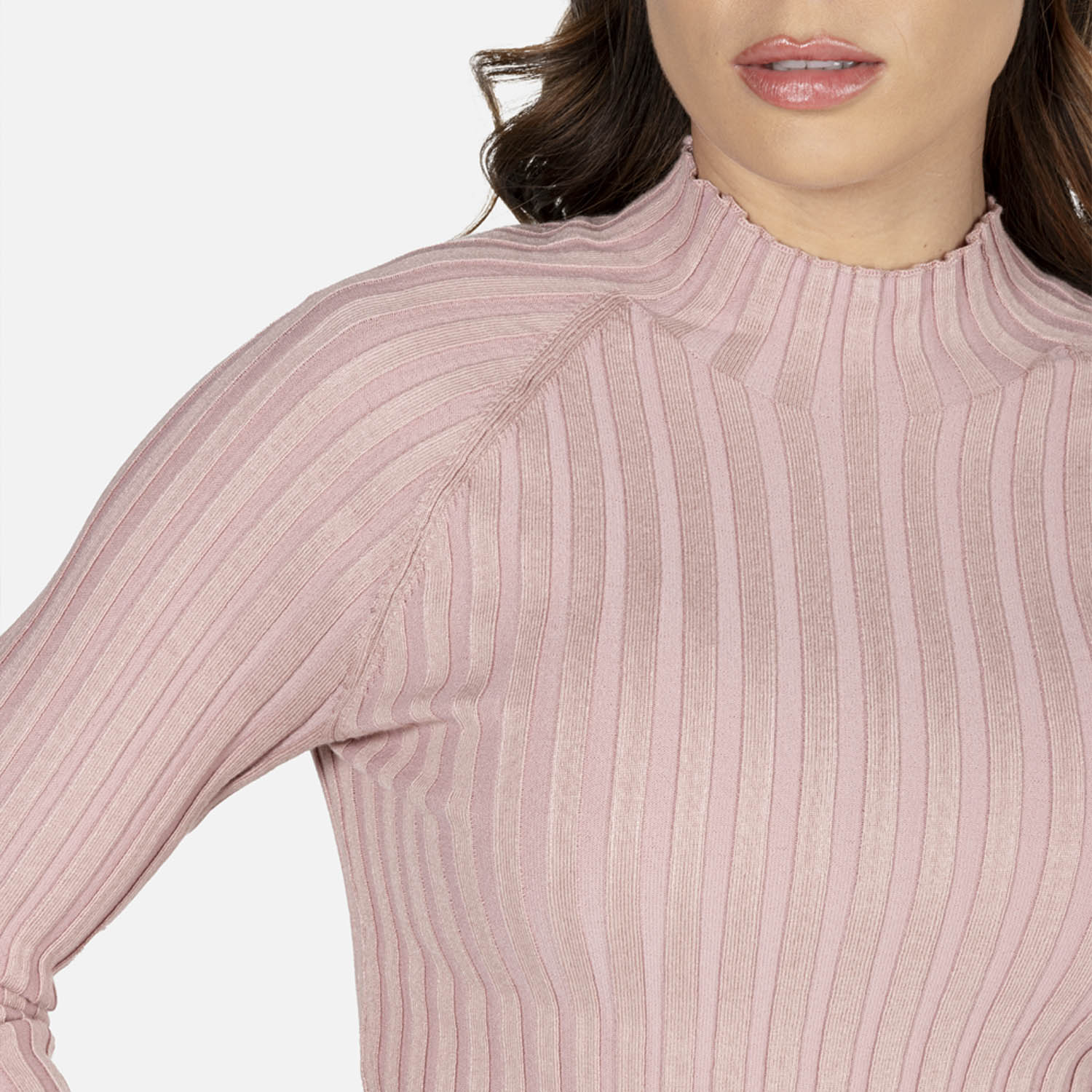 SWEATER CERRADO COLOR NUDE