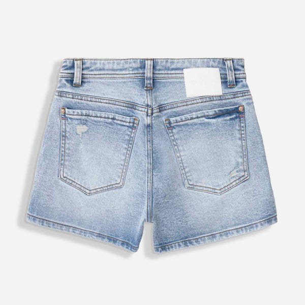 SHORT 5 BOLSILLOS COLOR AZUL CLARO