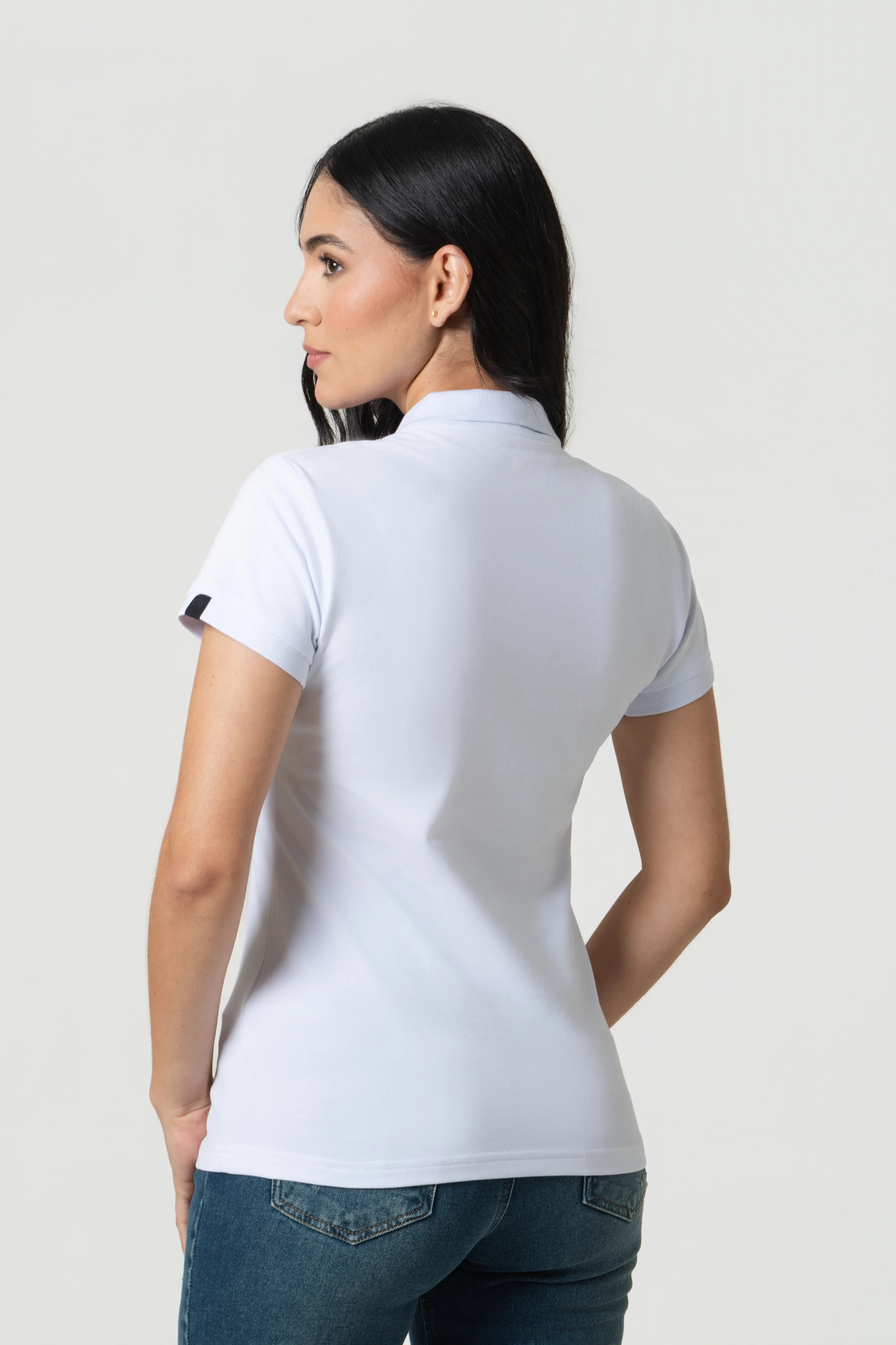 POLO SLIM COLOR BLANCO OPTICO