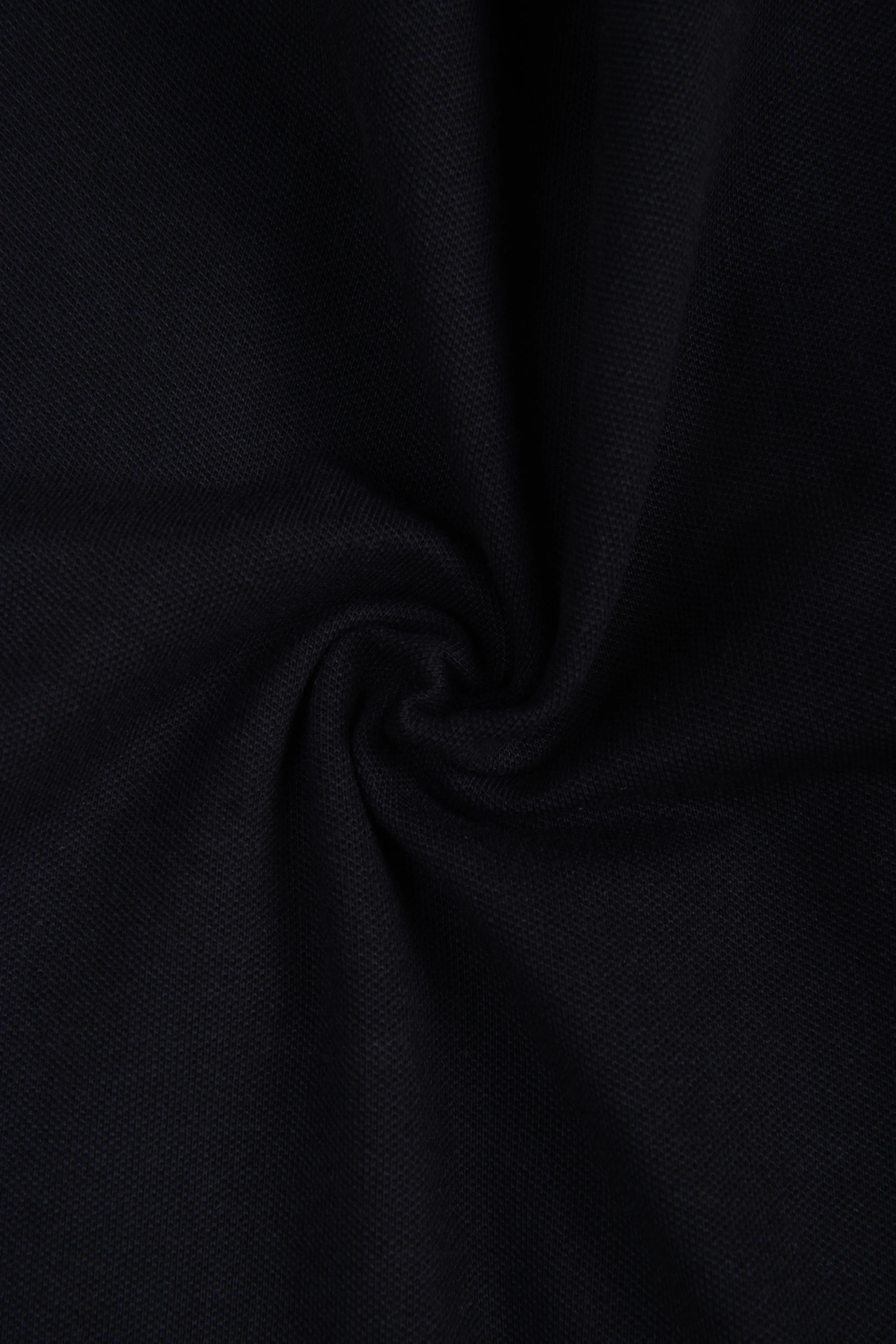 POLO SLIM COLOR NEGRO
