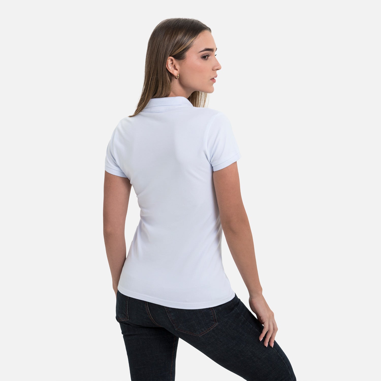 POLO SLIM COLOR BLANCO OPTICO