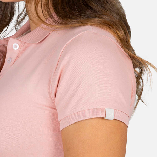 POLO SLIM COLOR ROSADO EMPOLVADO