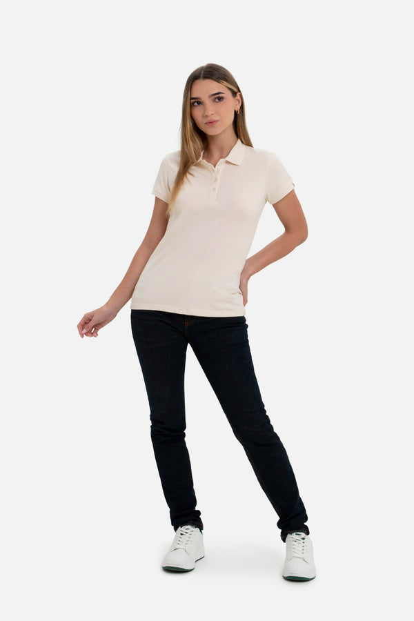 POLO SLIM COLOR IVORY MARFIL