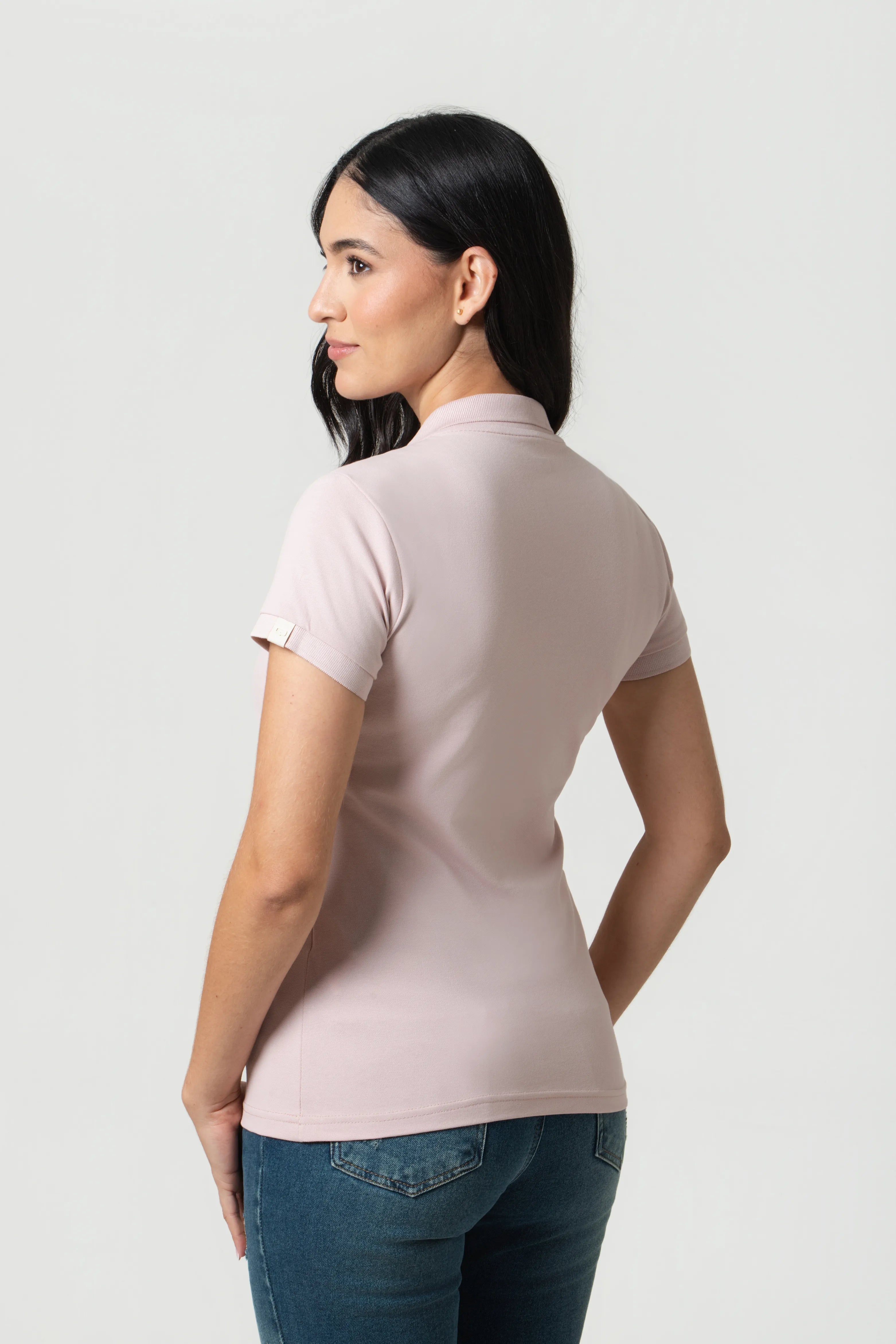 POLO SLIM COLOR VIOLETA ICE