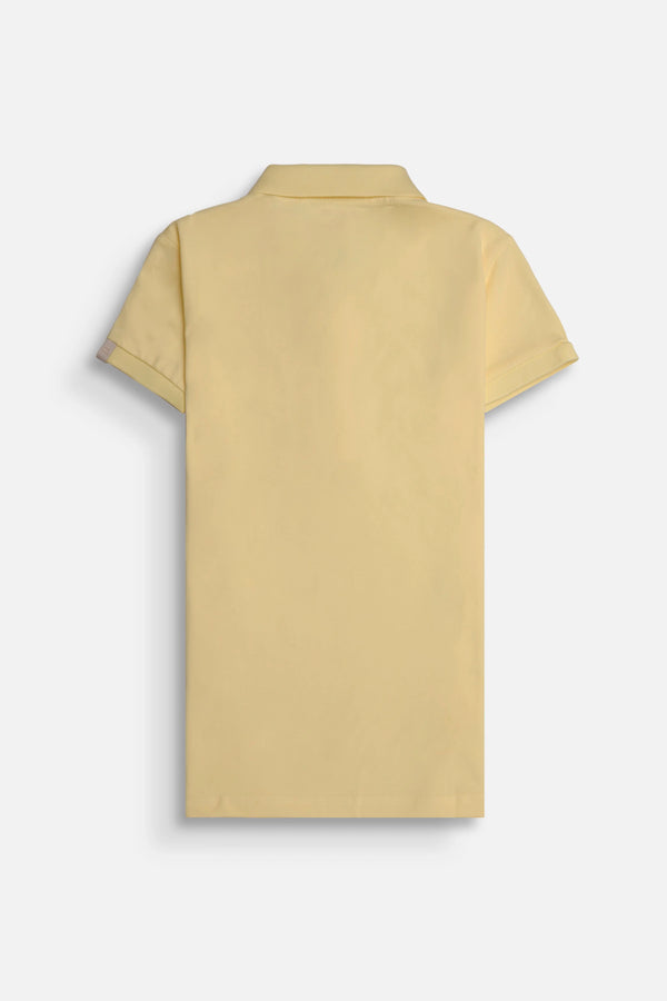 POLO SLIM COLOR BANANA PALIDO