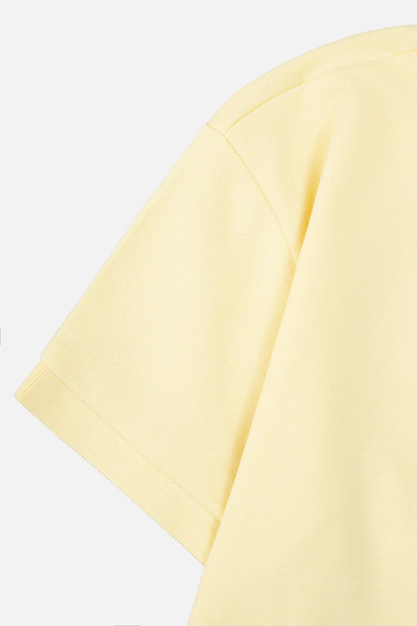 POLO SLIM COLOR BANANA PALIDO