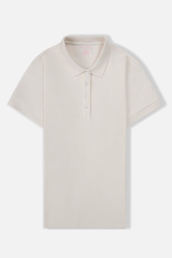 POLO SLIM COLOR WHITECAP GRAY