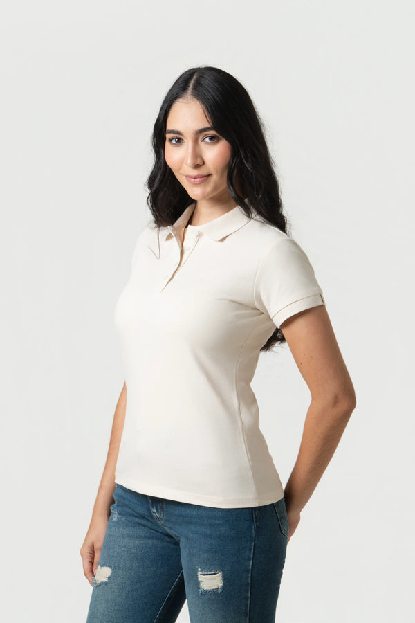 POLO SLIM COLOR WHITECAP GRAY