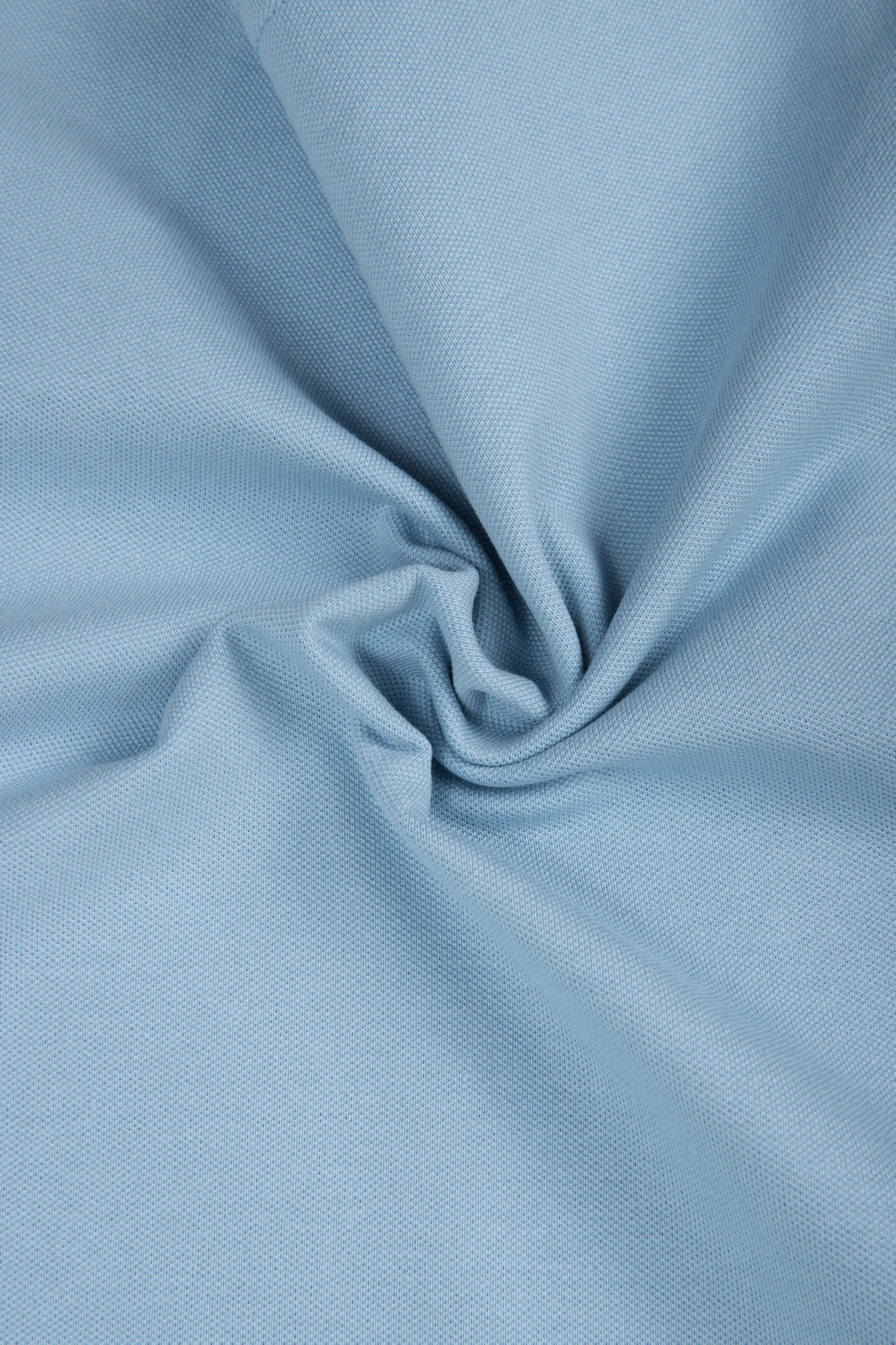 POLO SLIM COLOR AZUL GLACIAR