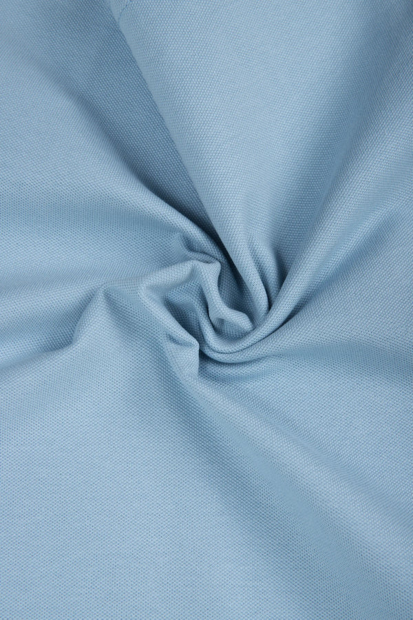 POLO SLIM COLOR AZUL GLACIAR