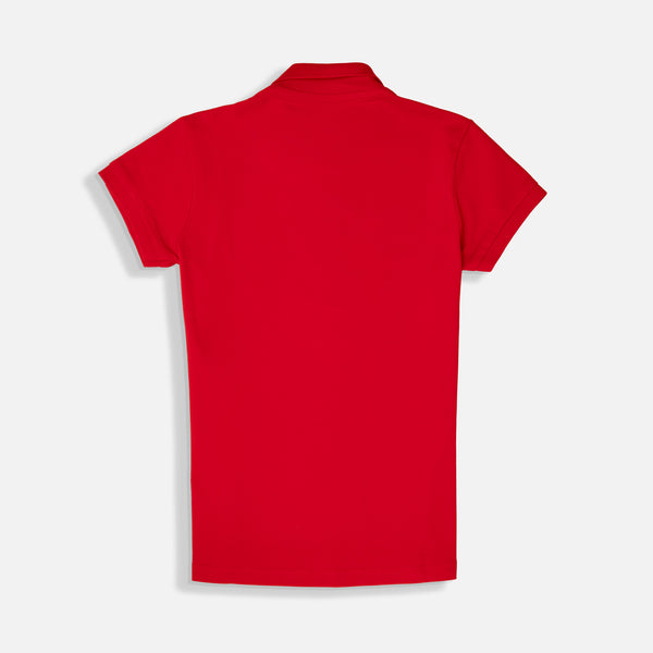 POLO SLIM COLOR ROJO CEREZA