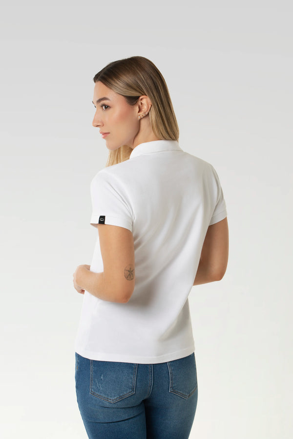 POLO SLIM COLOR BLANCO